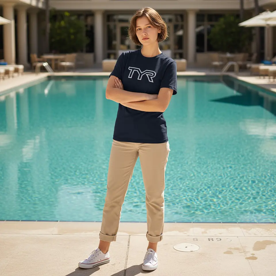 Polera TYR Ultrasoft Navy 5
