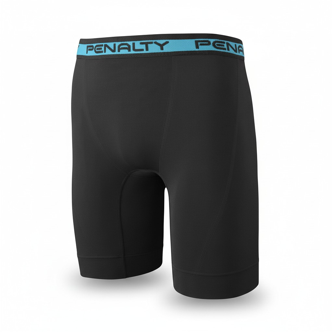 Bermuda Penalty Seamless VII Negro/Azul 1