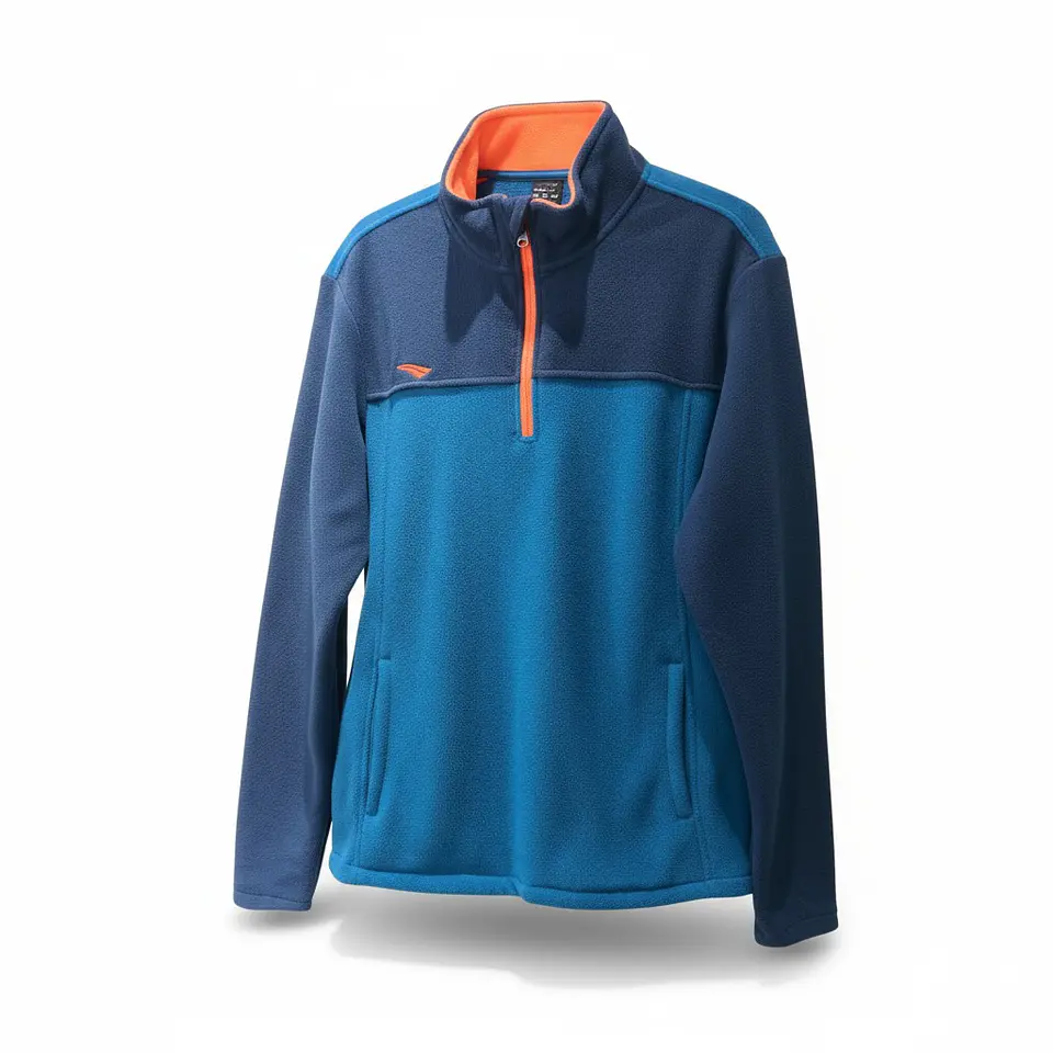 Chaqueta Penalty Fleece Azul Marino/Verde 1