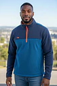 Chaqueta Penalty Fleece Azul Marino/Verde - Miniatura 3