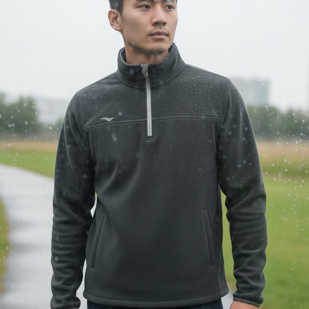 Chaqueta Penalty Fleece Negro/Gris 3