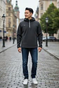 Chaqueta Penalty Fleece Negro/Gris - Miniatura 5