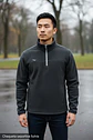 Chaqueta Penalty Fleece Negro/Gris - Miniatura 6