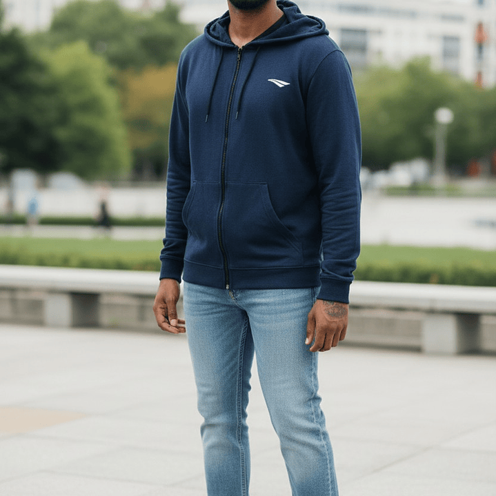 Poleron con Gorro Penalty Duo Confort 129 Azul  2