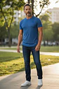 Polera Penalty Block Masculina Azul - Miniatura 5