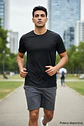 Polera Penalty Block Masculina Negro - Miniatura 4