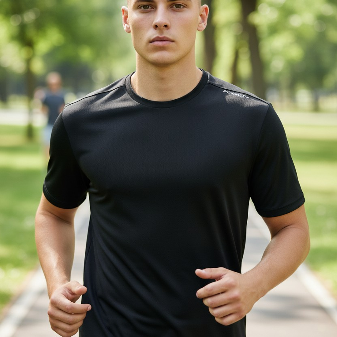 Polera Penalty Block Masculina Negro 5