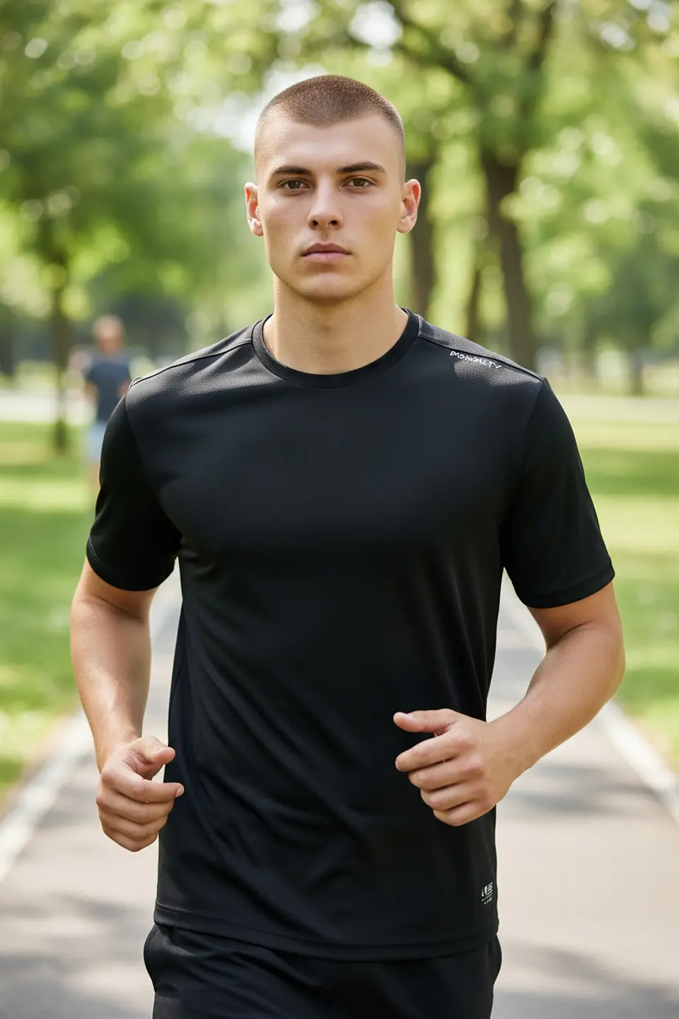 Polera Penalty Block Masculina Negro 5