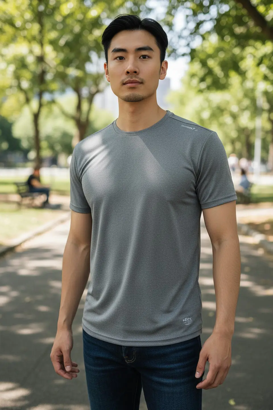 Polera Penalty Block Masculina Plomo 4