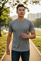 Polera Penalty Block Masculina Plomo - Miniatura 5