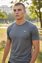 Polera Penalty Block Masculina Plomo - Miniatura 7