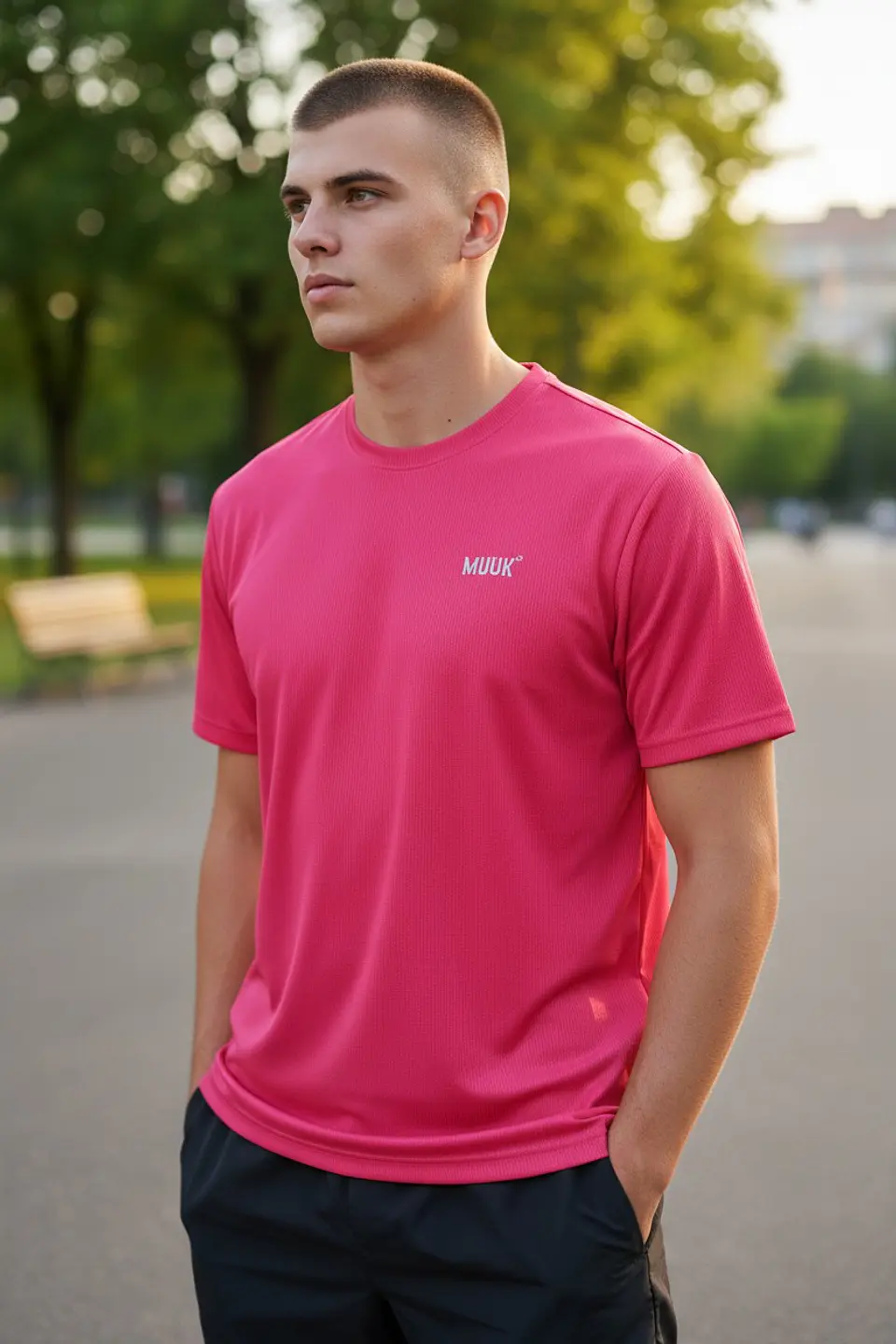 Polera Multisport Muuk Rosado 3