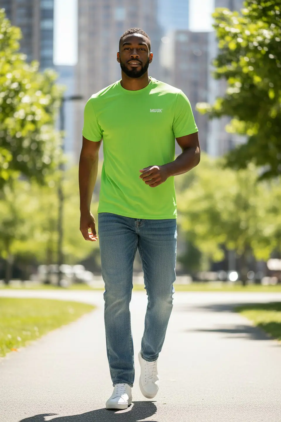 Polera Multisport Muuk Verde 5