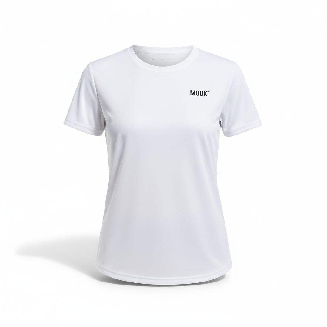Polera Muuk 100% Algodón Blanca 2