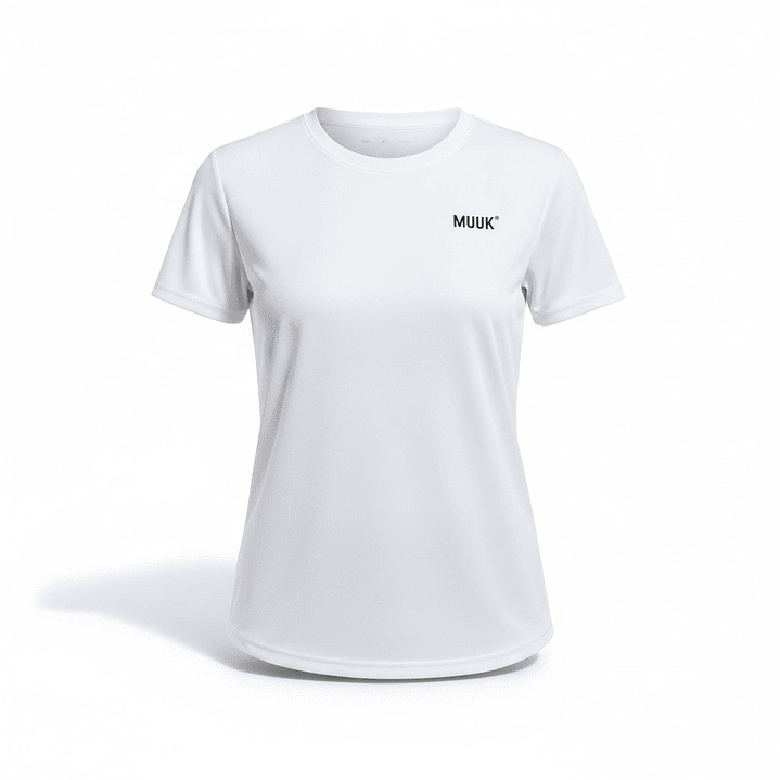 Polera Muuk 100% Algodón Blanca 2