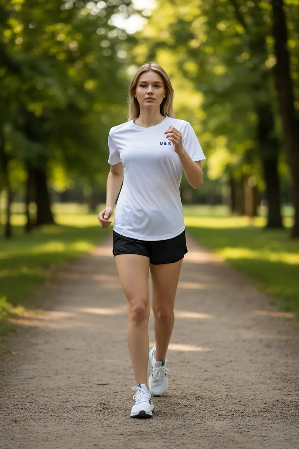Polera Muuk 100% Algodón Blanca 4