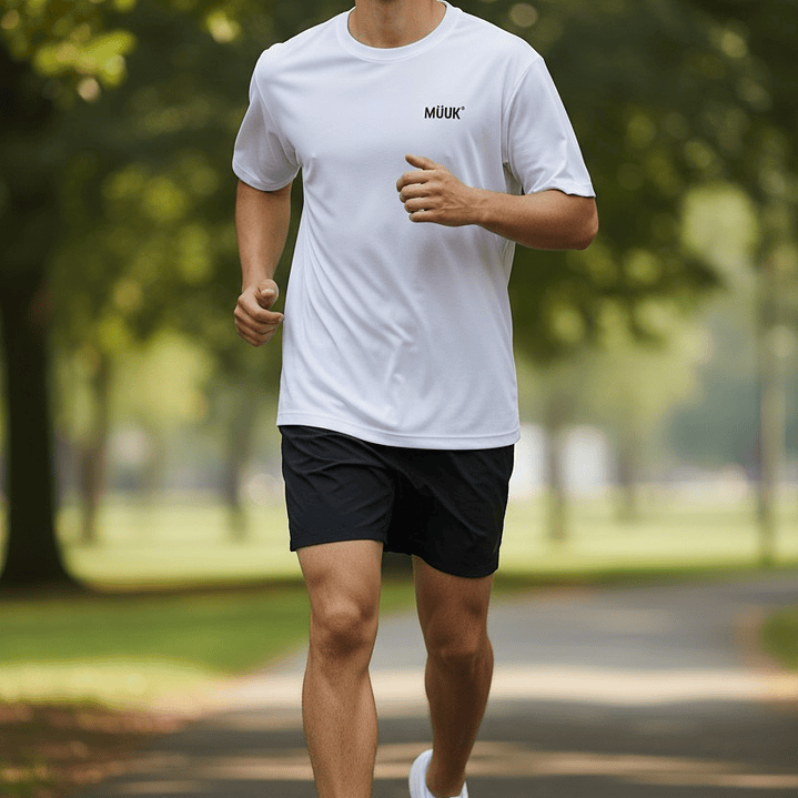 Polera Muuk 100% Algodón Blanca 5