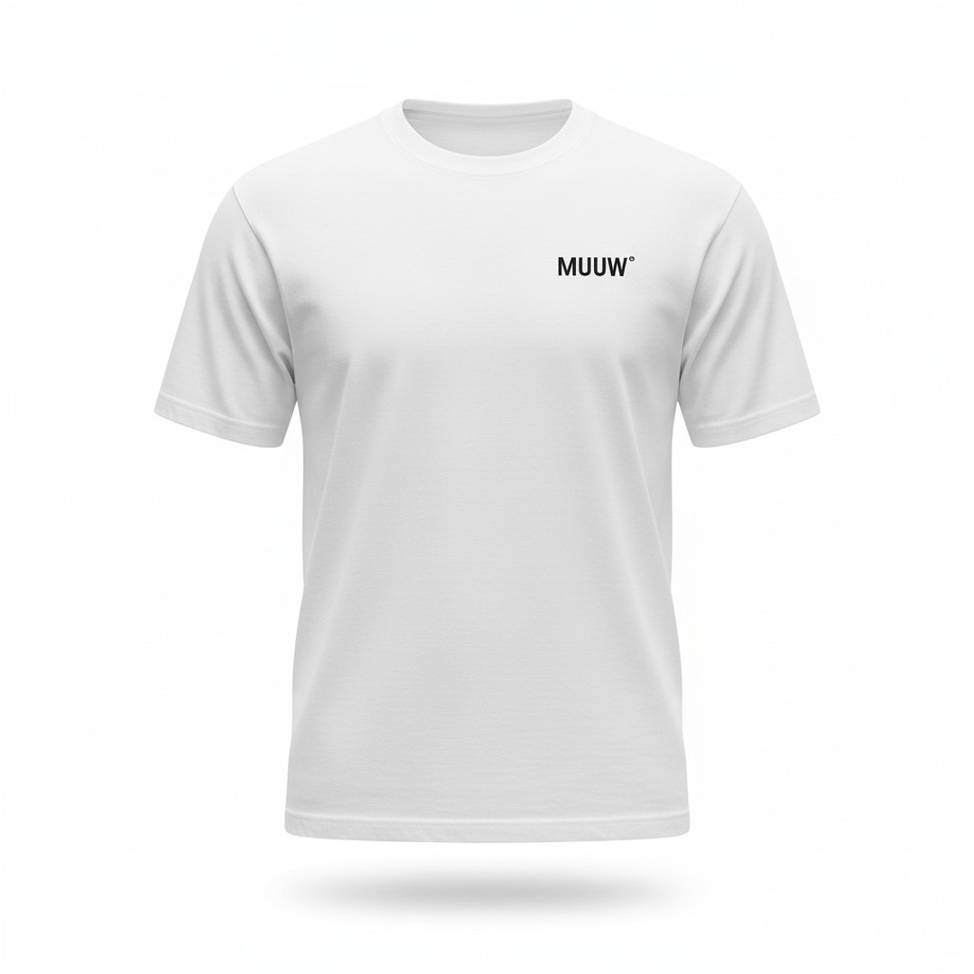 Polera Muuk 100% Algodón Blanca 1