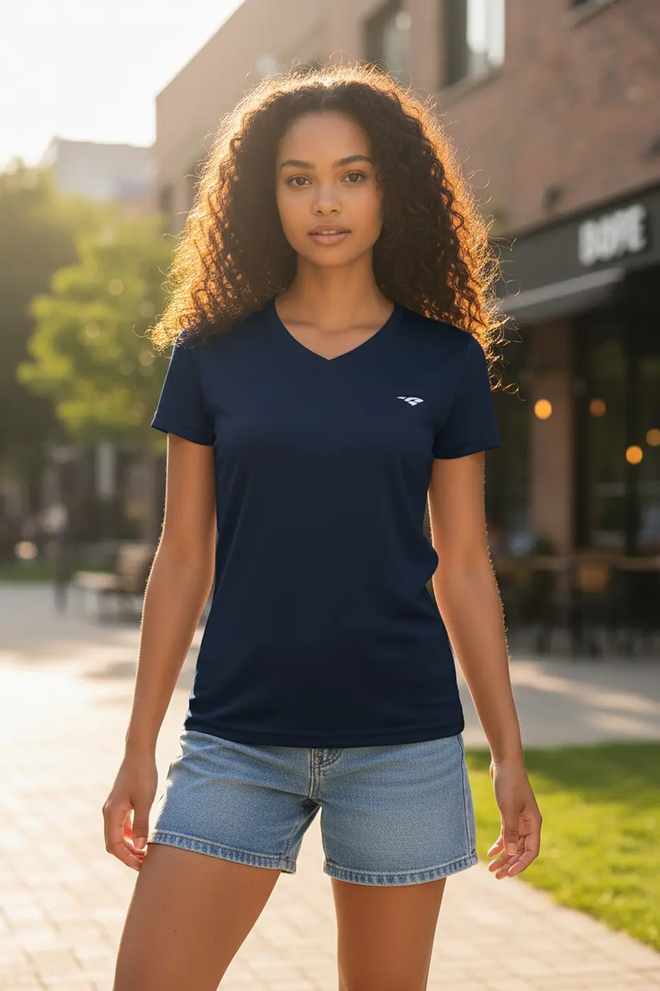 Polera Penalty 645 Femenina Azul Oscuro 5