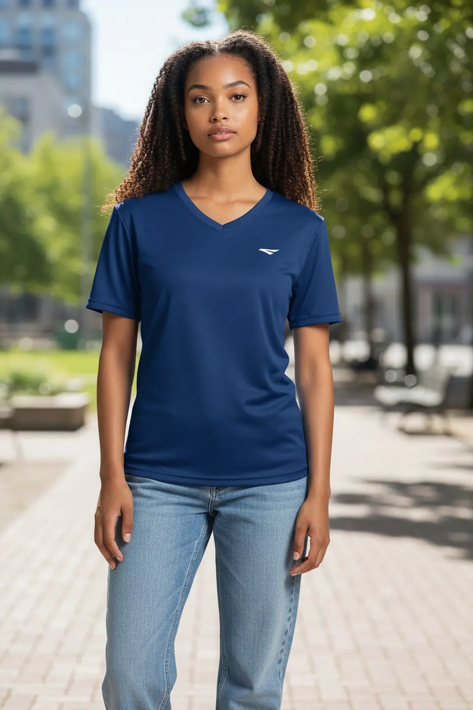 Polera Penalty 645 Femenina Azul Rey 6