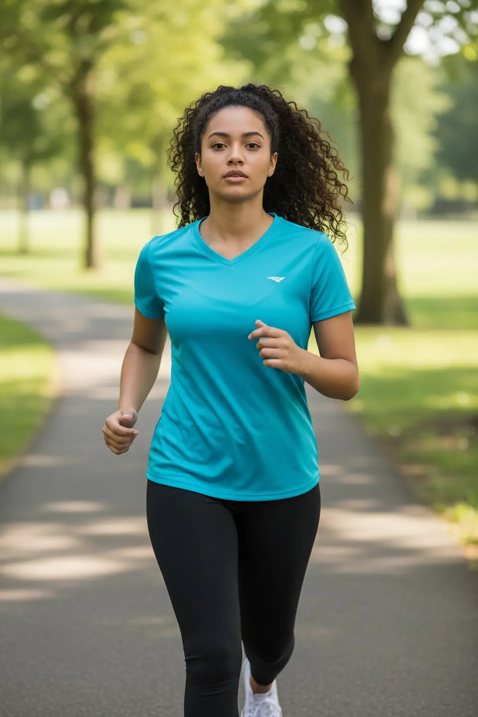 Polera Penalty 645 Femenina Celeste 4