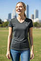 Polera Penalty 645 Femenina Gris - Miniatura 3
