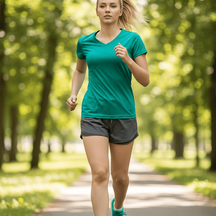Polera Penalty 645 Femenina Turquesa 3