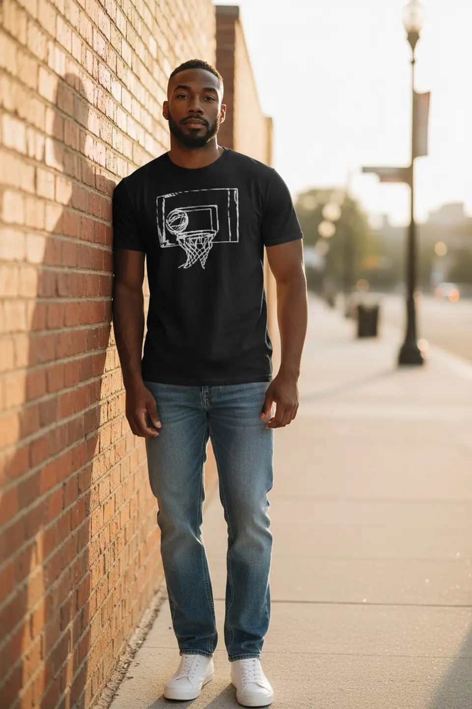 Polera Penalty Basket Negro 3