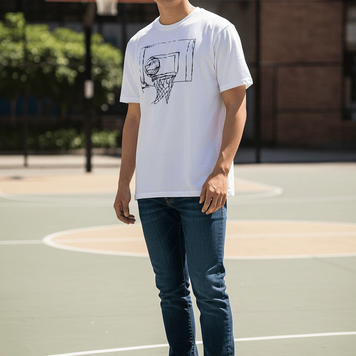 Polera Penalty Basket Blanco 5