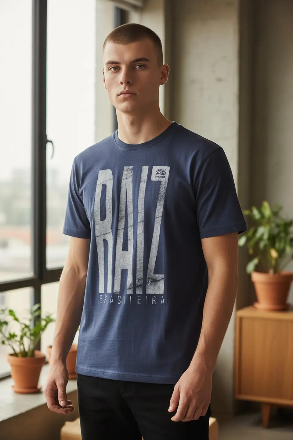 Polera Penalty Brasileira Azul Oscuro 2