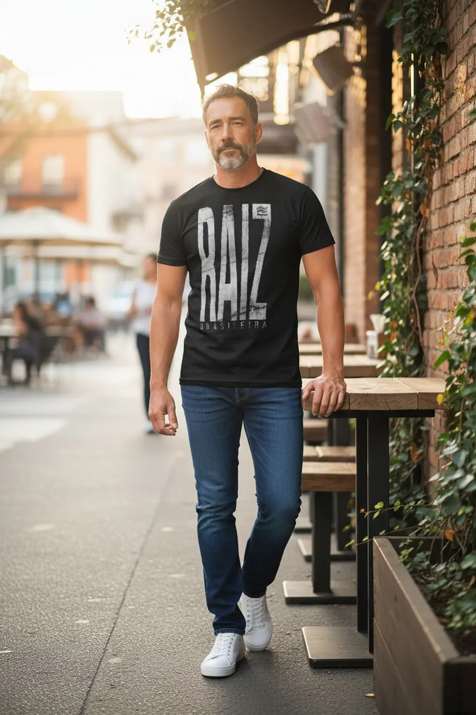 Polera Penalty Brasileira Negro 5