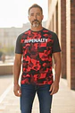 Polera Penalty Camuflaje Negro Rojo - Miniatura 9