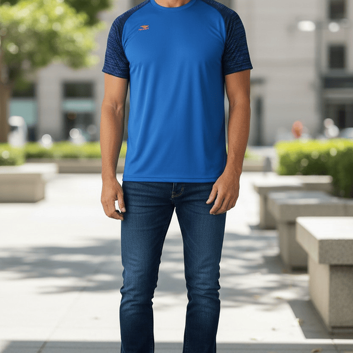 Polera Penalty Digital UV IX Azul 3