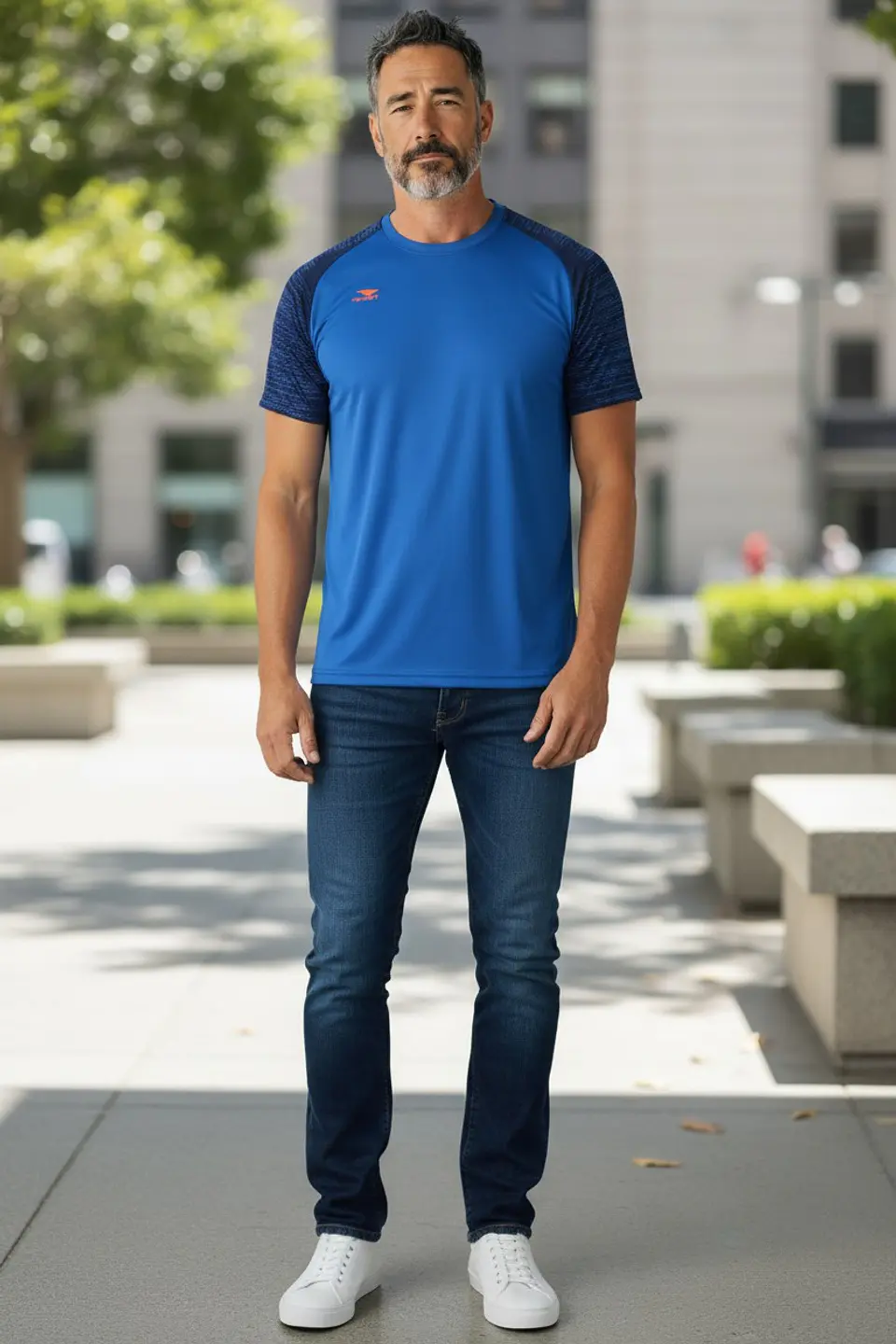 Polera Penalty Digital UV IX Azul 3