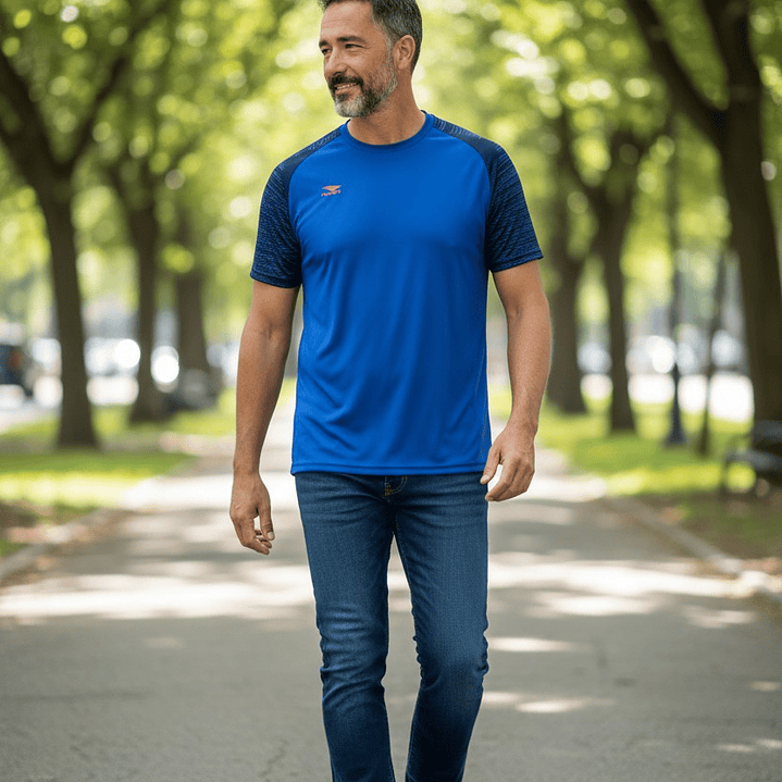 Polera Penalty Digital UV IX Azul 5