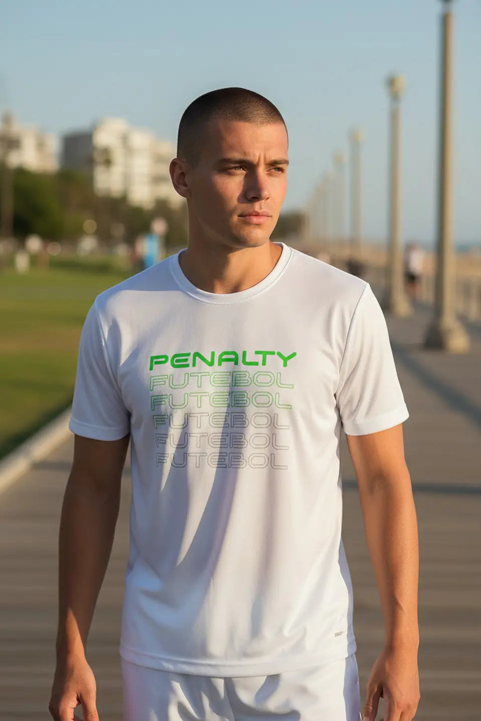 Polera Penalty Fútbol Blanco 2