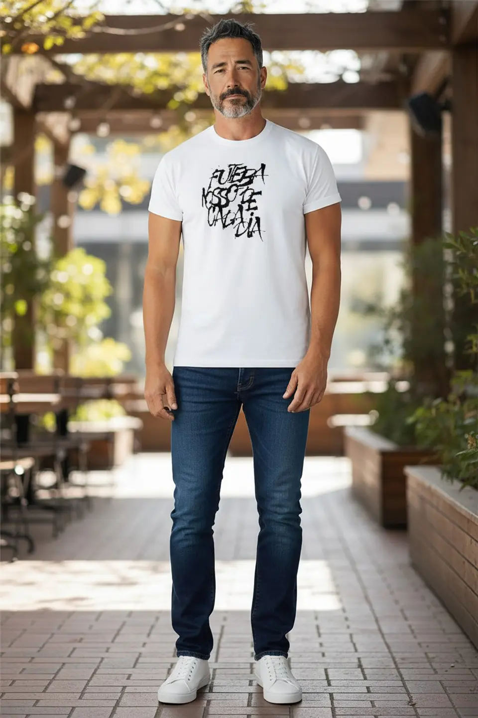 Polera Penalty Futbol Diario Blanco 2