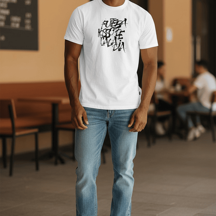 Polera Penalty Futbol Diario Blanco 3