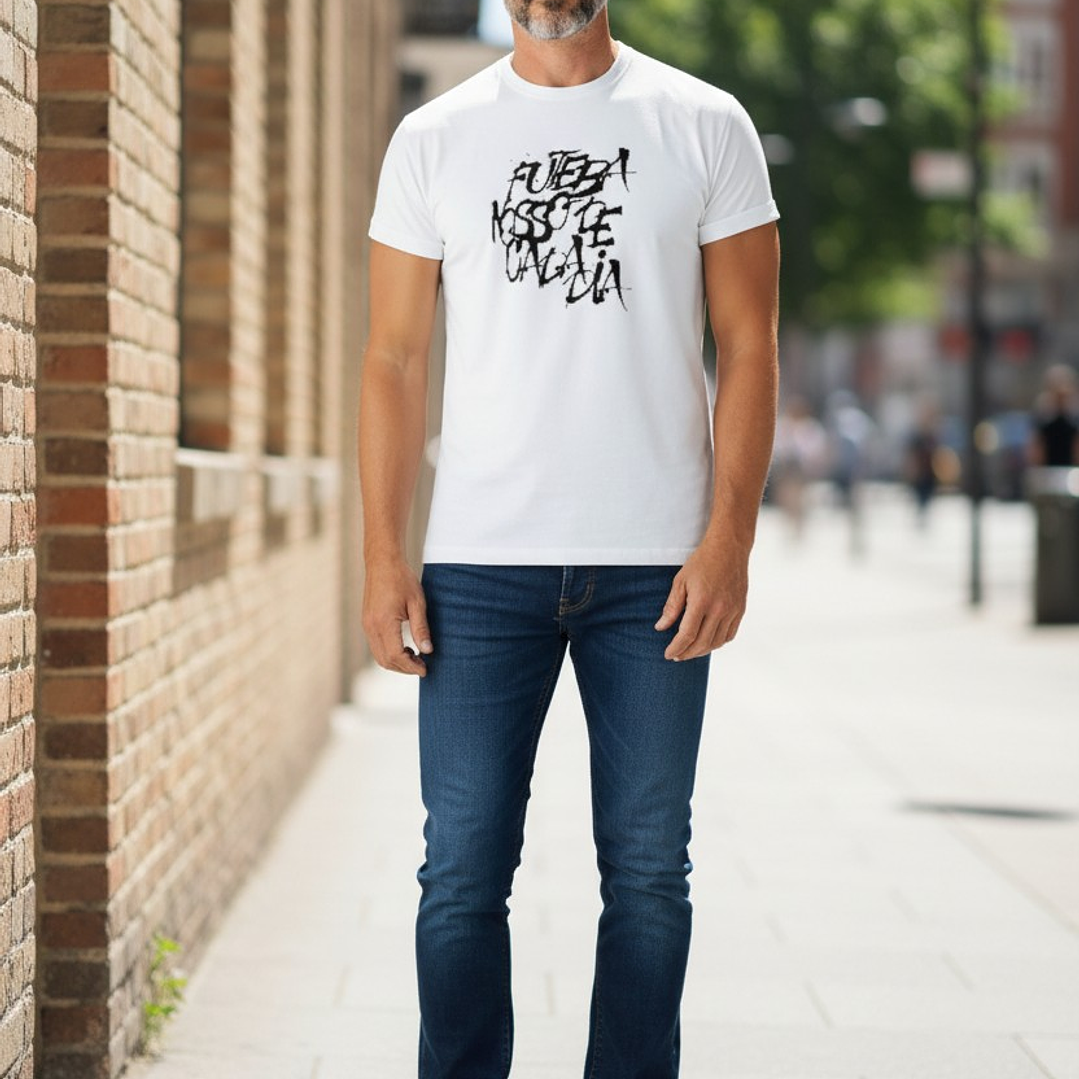 Polera Penalty Futbol Diario Blanco 4