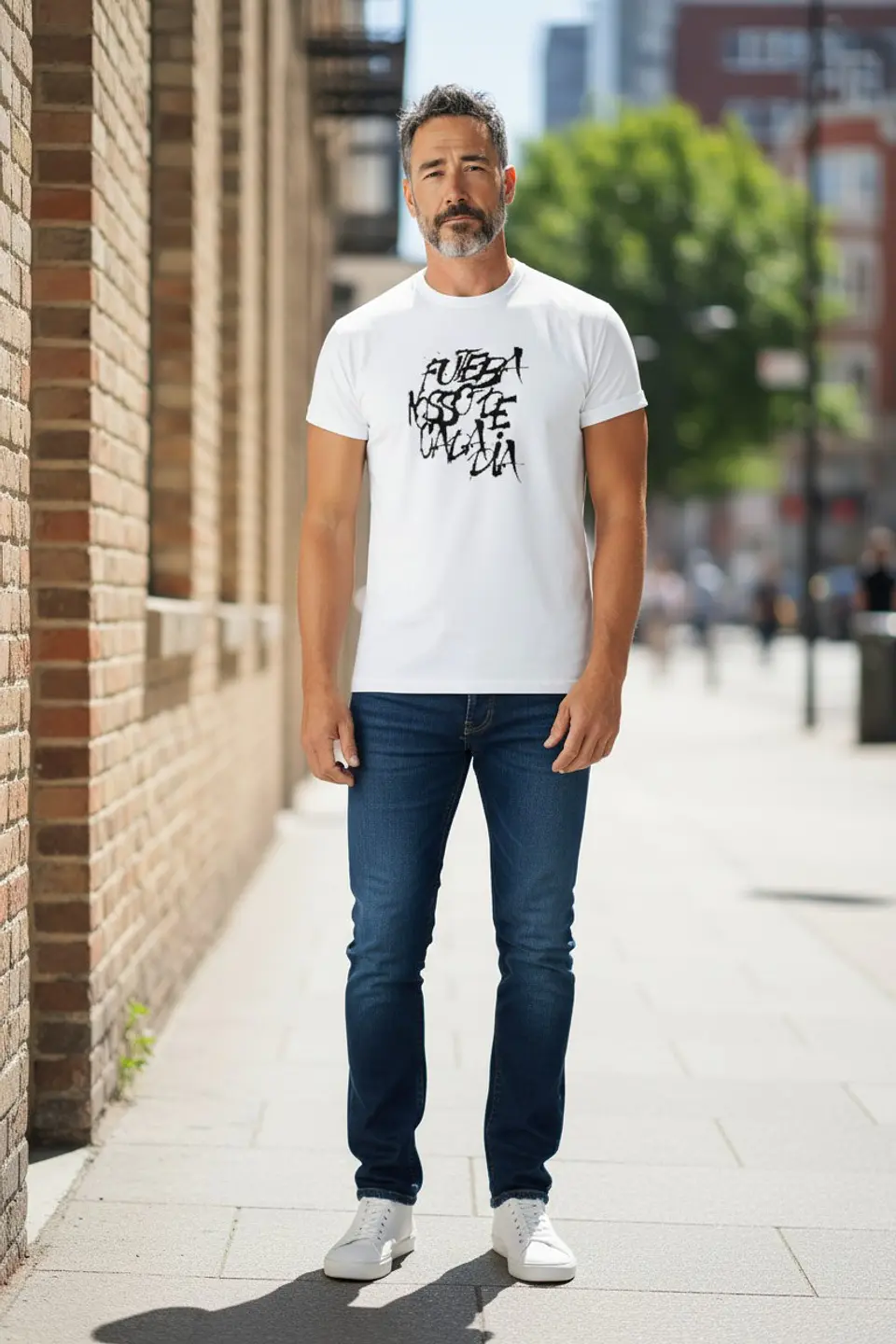 Polera Penalty Futbol Diario Blanco 4