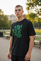Polera Penalty Futbol Diario Negro - Miniatura 3
