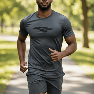 Polera Penalty Logomania Gris Oscuro