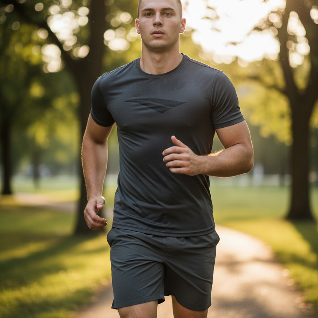 Polera Penalty Logomania Gris Oscuro 4