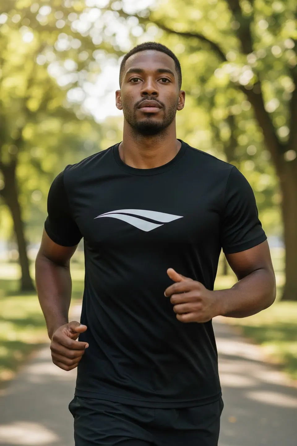 Polera Penalty Logomania Negro 4