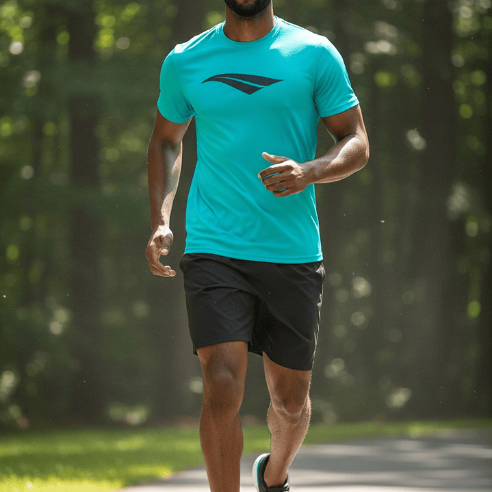 Polera Penalty Logomania Turquesa  3