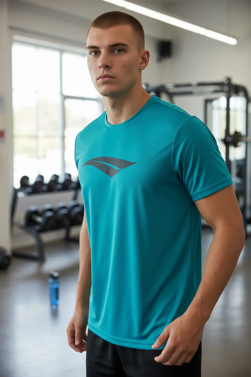 Polera Penalty Logomania Turquesa  6