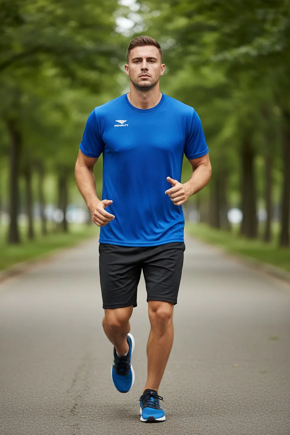Polera Penalty Matis X Azul Rey 5