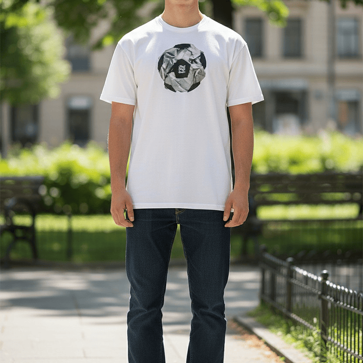 Polera Penalty Pelota Blanco 2