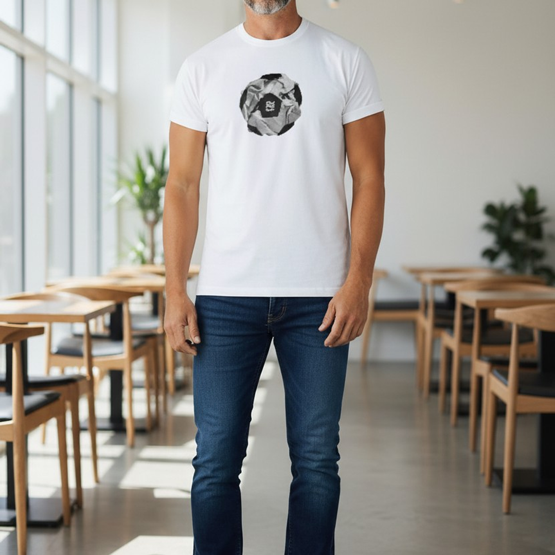 Polera Penalty Pelota Blanco 3