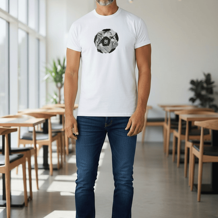 Polera Penalty Pelota Blanco 3